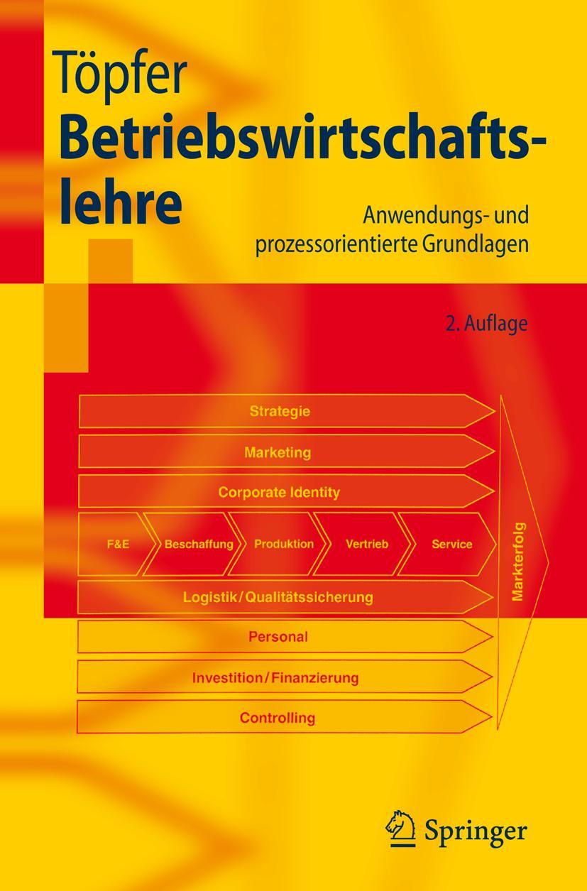 Cover: 9783540493945 | Betriebswirtschaftslehre | Armin Töpfer | Buch | 2 Bücher | Deutsch