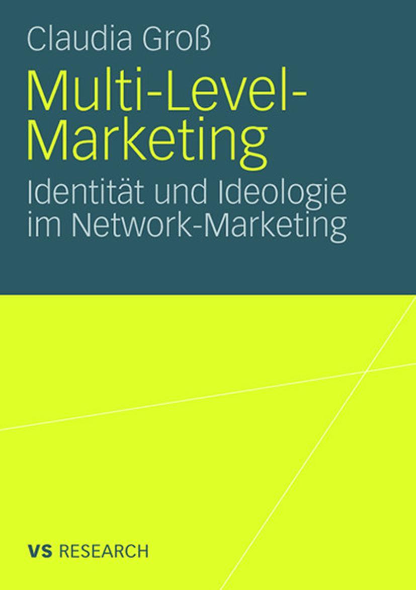 Cover: 9783531159362 | Multi-Level-Marketing | Identität und Ideologie im Network-Marketing