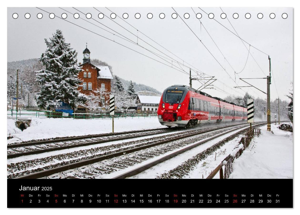 Bild: 9783435766284 | Unterwegs am Bahndamm (Tischkalender 2025 DIN A5 quer), CALVENDO...