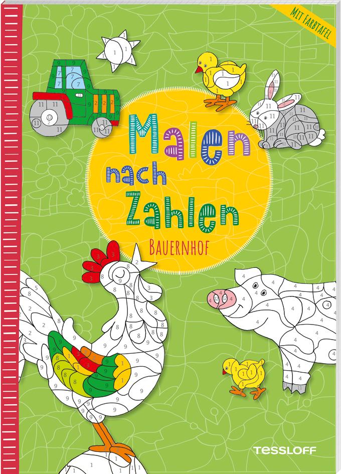 Cover: 9783788645984 | Malen nach Zahlen. Bauernhof | Sandra Schmidt | Taschenbuch | 48 S.