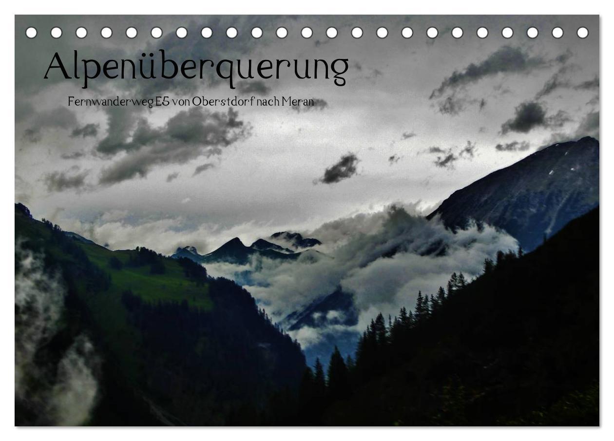 Cover: 9783435793532 | Alpenüberquerung (Tischkalender 2025 DIN A5 quer), CALVENDO...