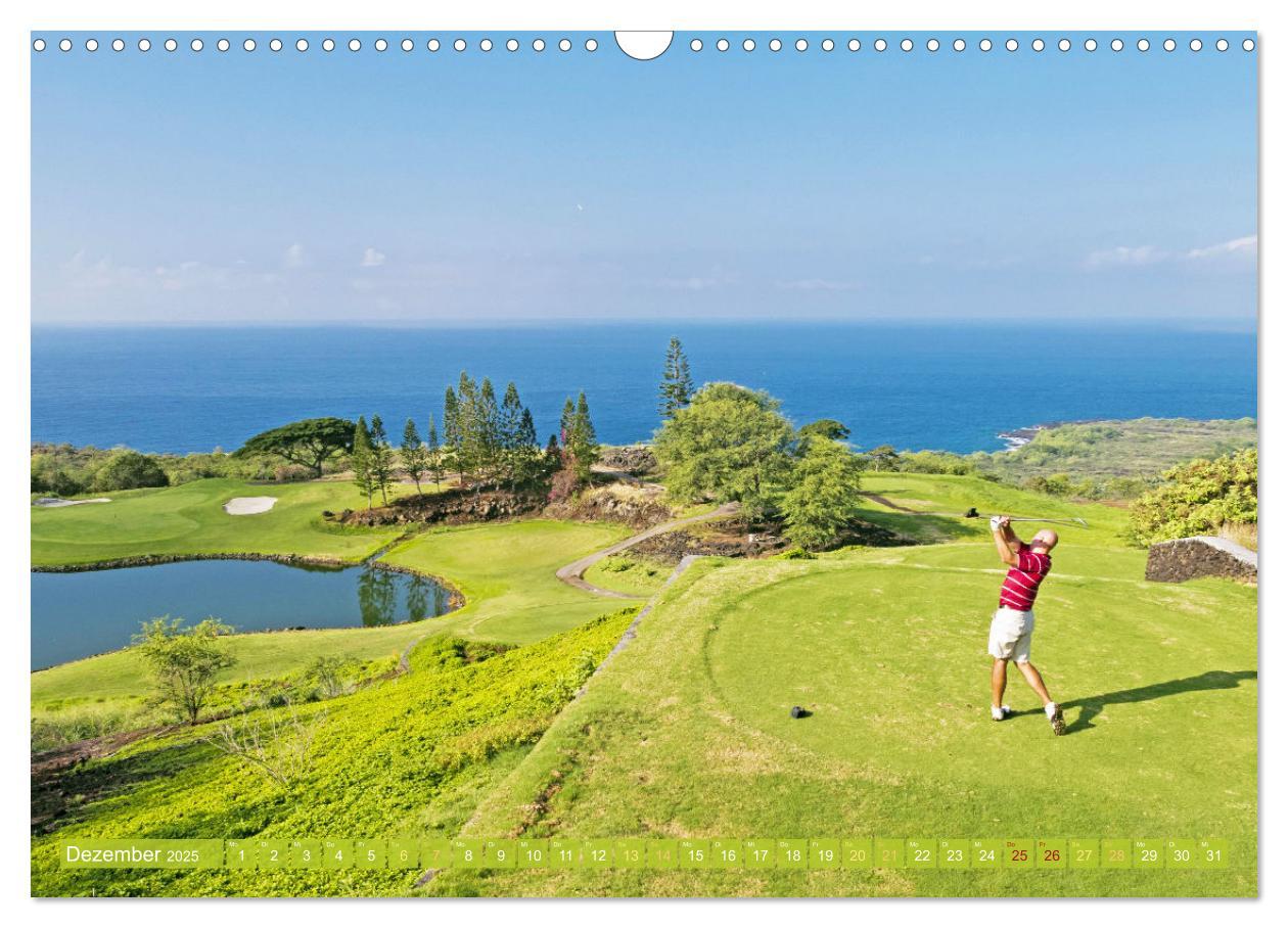 Bild: 9783457161371 | Golfparadiese der Welt (Wandkalender 2025 DIN A3 quer), CALVENDO...