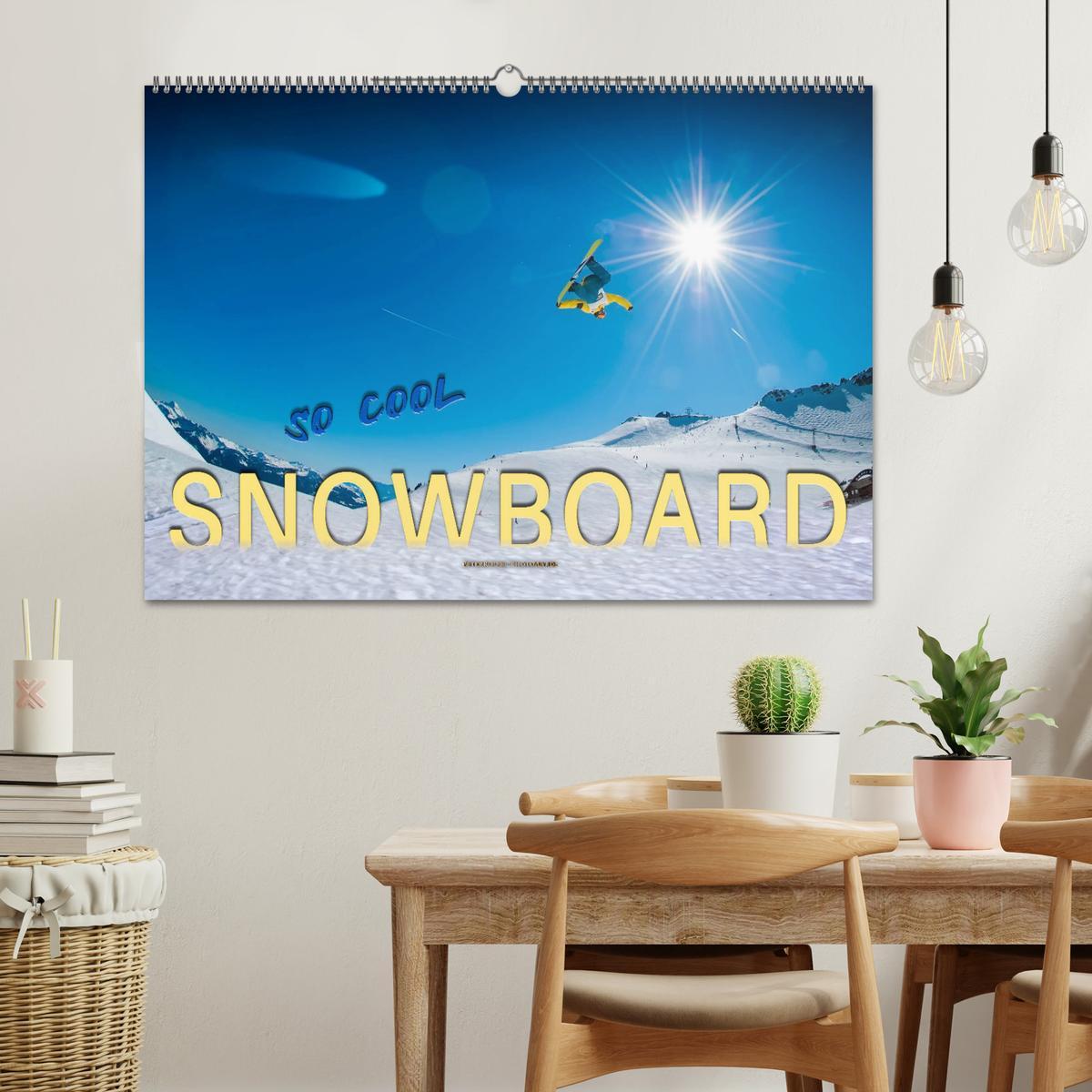 Bild: 9783435372072 | Snowboard - so cool (Wandkalender 2025 DIN A2 quer), CALVENDO...