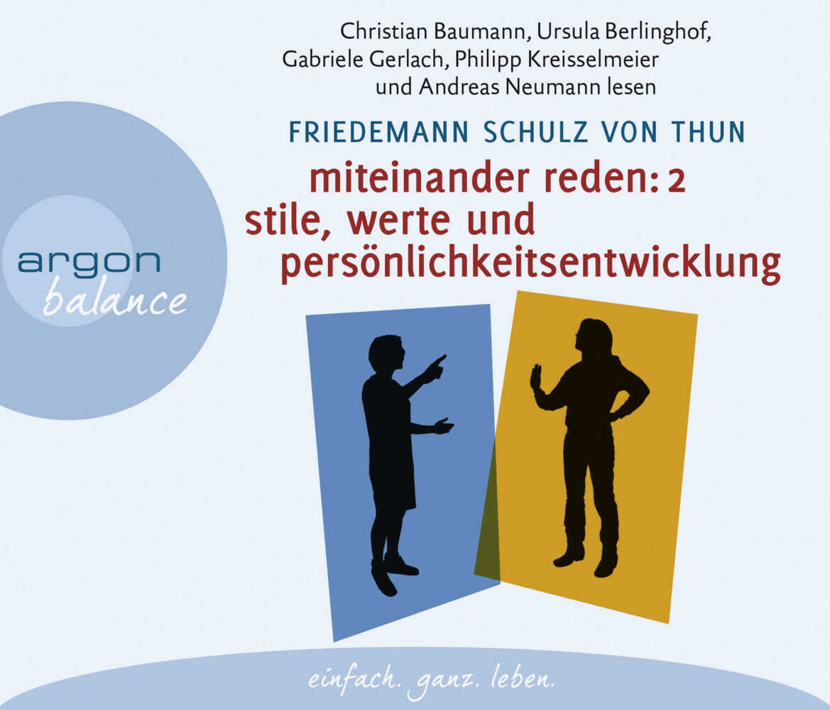 Cover: 9783839880715 | Miteinander reden. Tl.2, 4 Audio-CD | Friedemann Schulz von Thun | CD