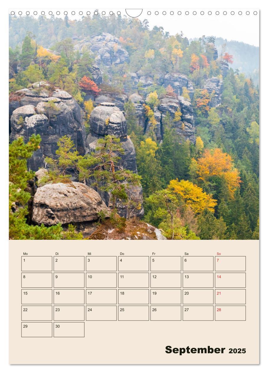 Bild: 9783435971985 | Zauberhafte Sächsische Schweiz (Wandkalender 2025 DIN A3 hoch),...