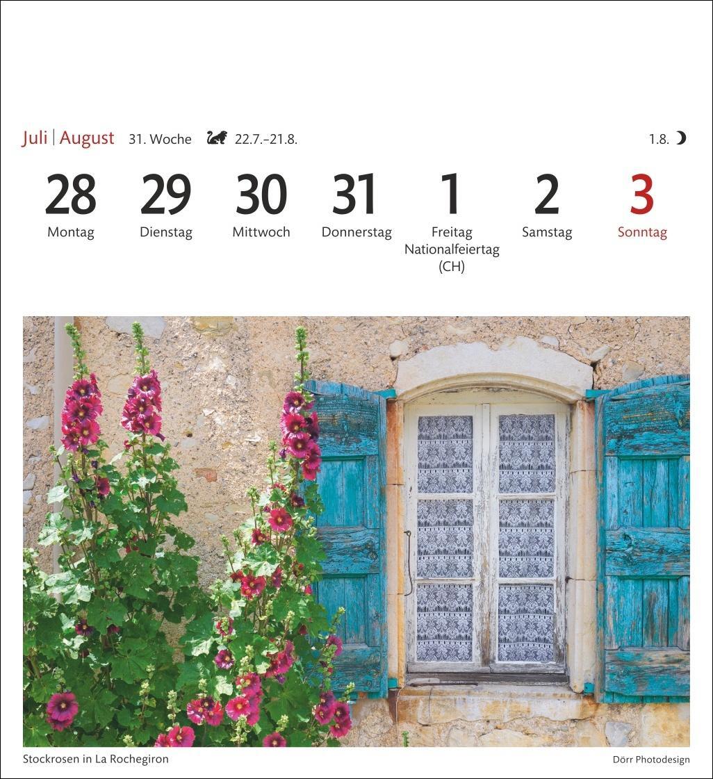 Bild: 9783840033421 | Provence Sehnsuchtskalender 2025 - Wochenkalender mit 53 Postkarten