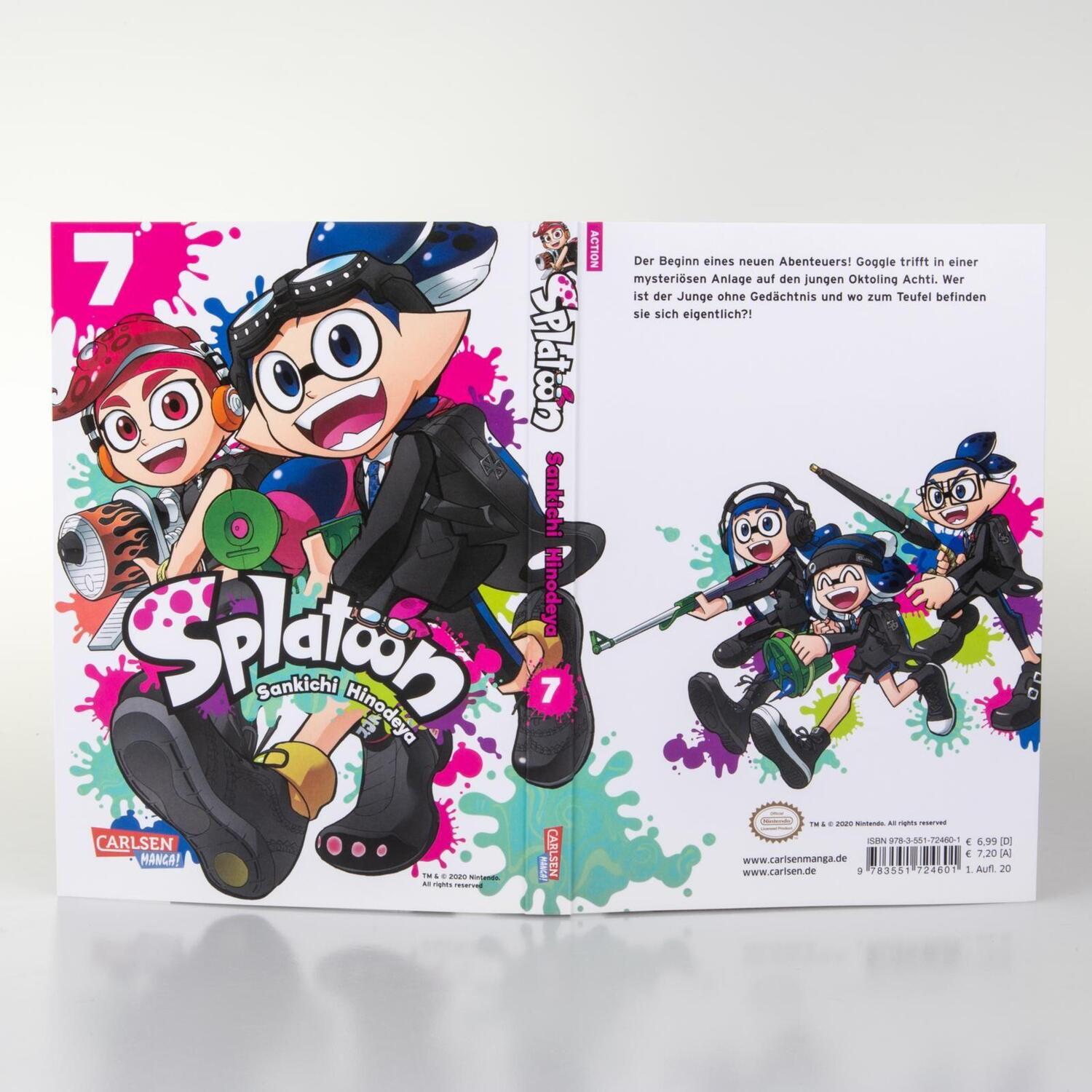 Bild: 9783551724601 | Splatoon 7 | Das Nintendo-Game als Manga! Ideal für Kinder und Gamer!