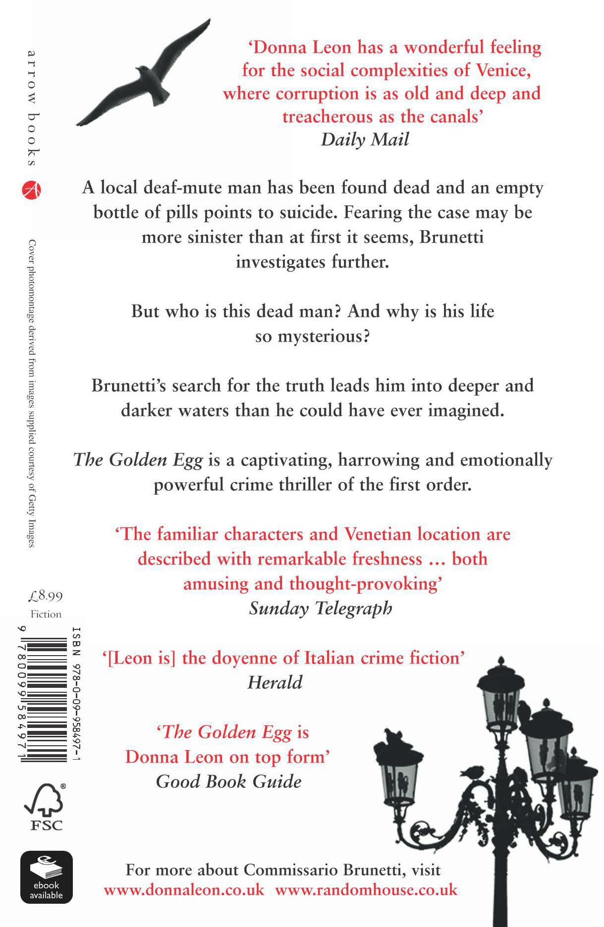 Rückseite: 9780099584971 | The Golden Egg | Donna Leon | Taschenbuch | 352 S. | Englisch | 2014