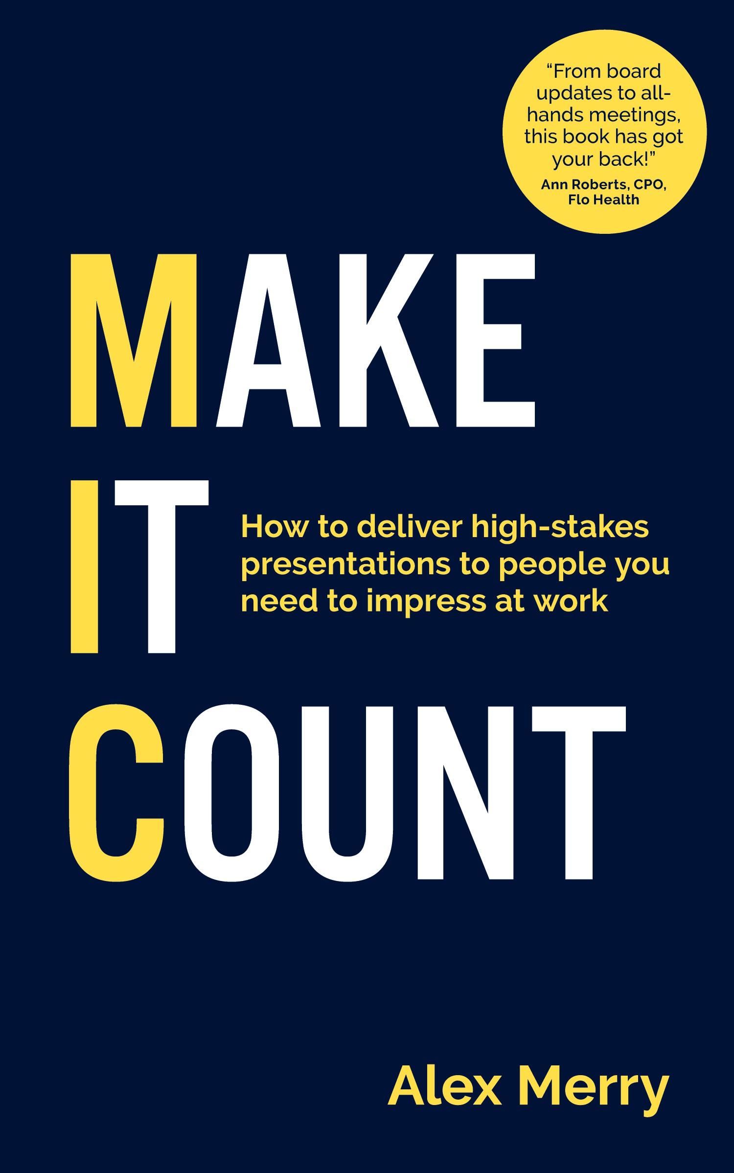 Cover: 9781913717926 | Make It Count | Alex Merry | Taschenbuch | Englisch | 2022