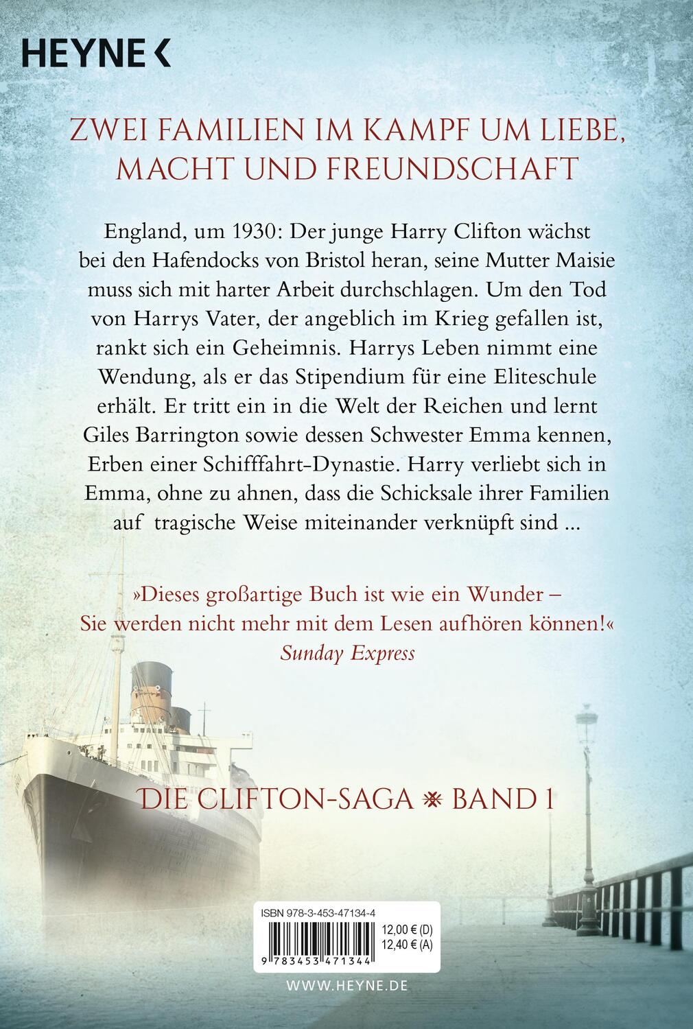 Bild: 9783453471344 | Spiel der Zeit | Die Clifton Saga 01 - Roman | Jeffrey Archer | Buch