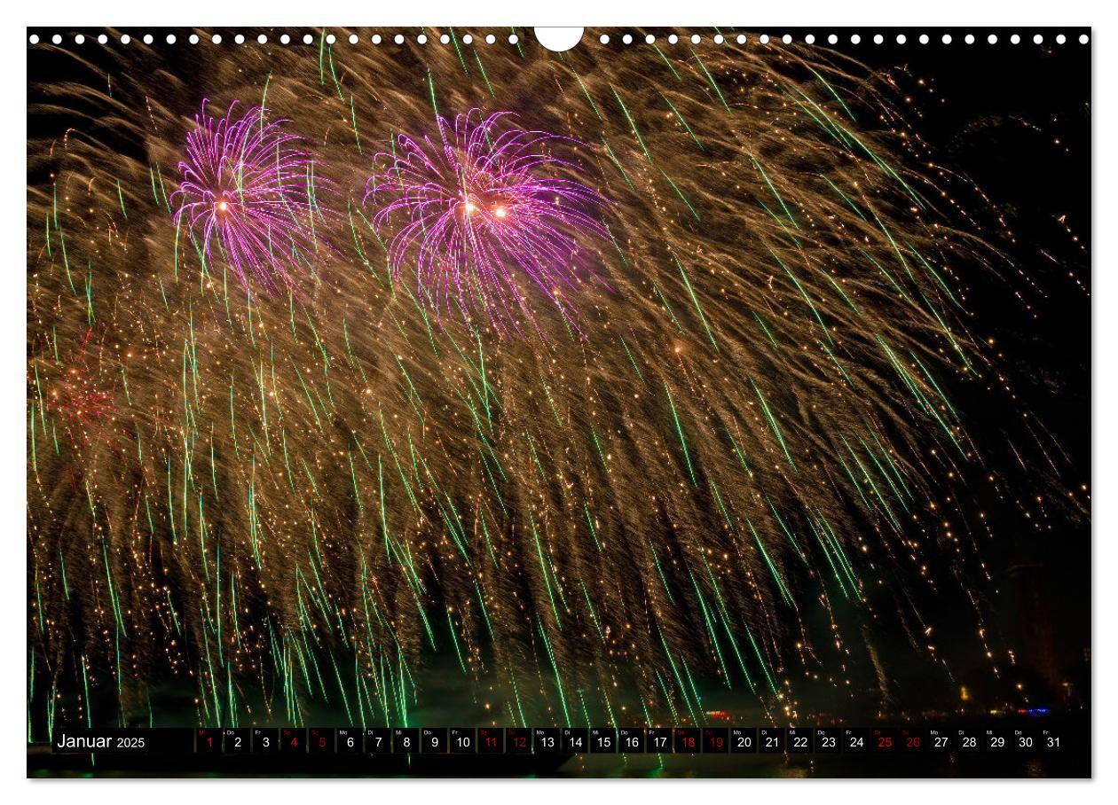 Bild: 9783435062775 | Feuerwerk - Kunstwerke am Himmel (Wandkalender 2025 DIN A3 quer),...