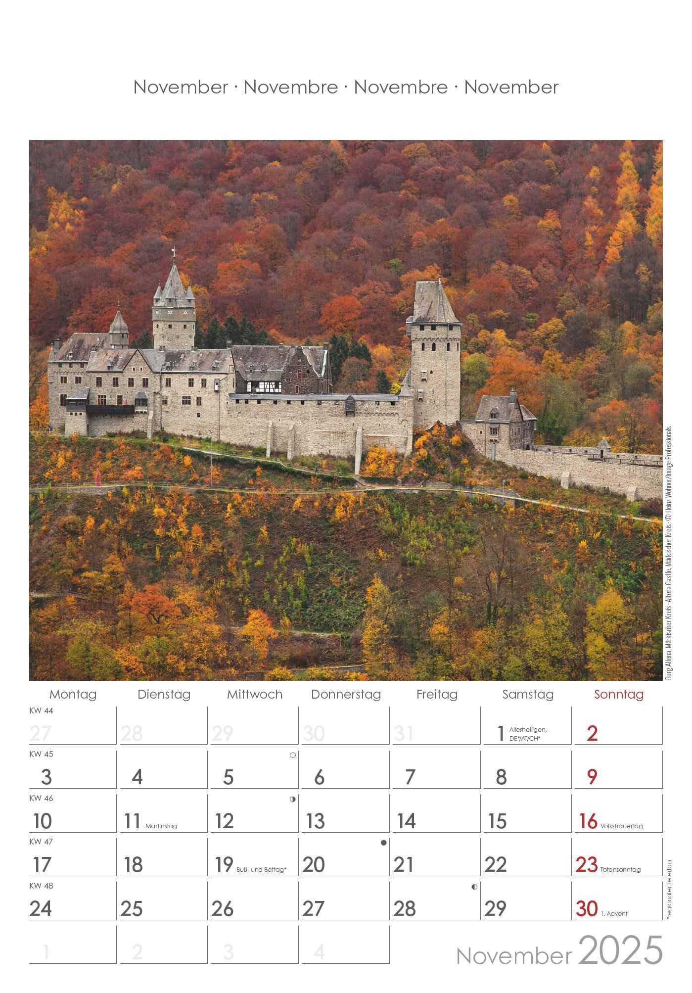 Bild: 4251732343354 | Nordrhein-Westfalen 2025 - Bild-Kalender 23,7x34 cm -...