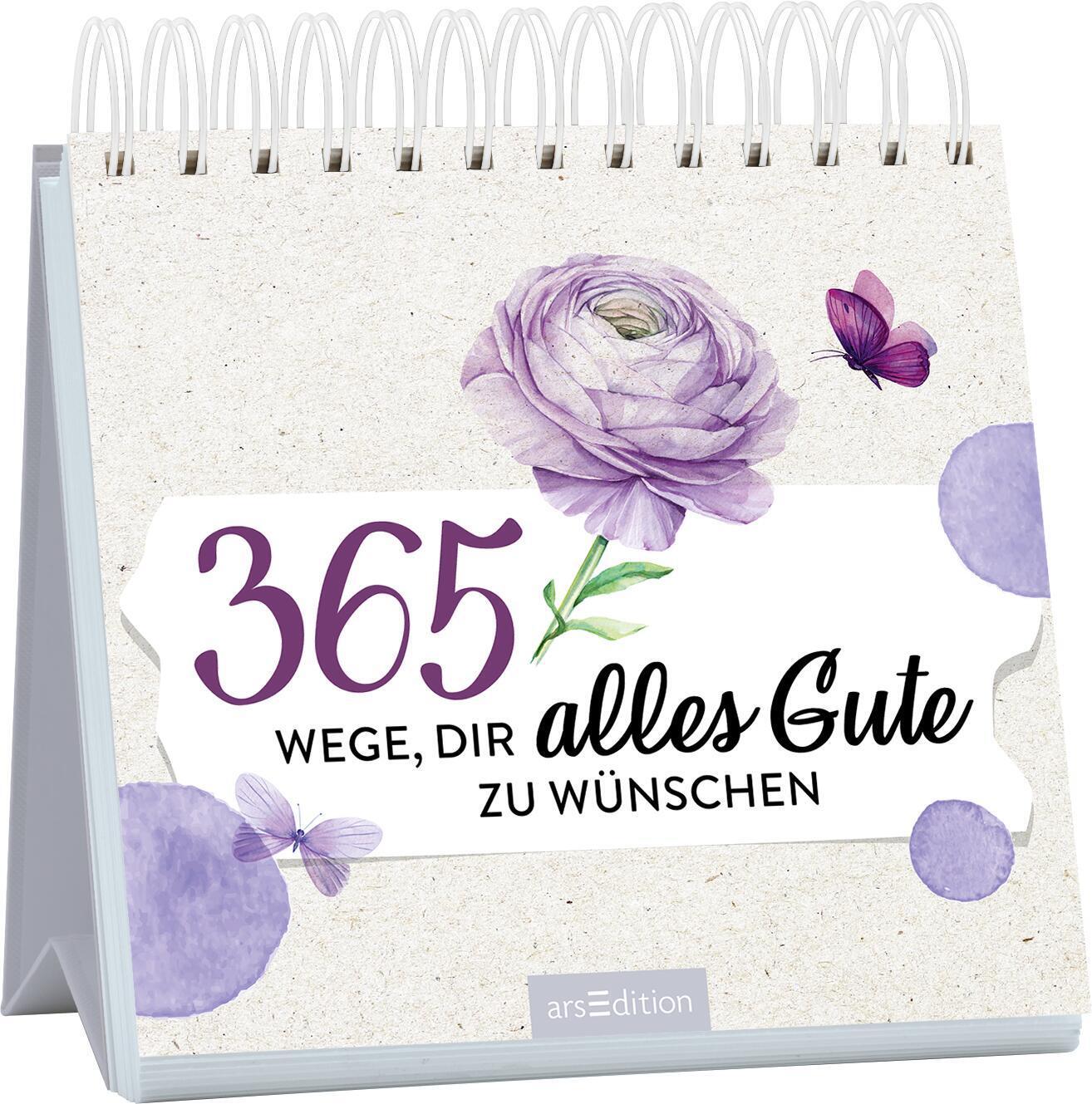 Cover: 9783845847443 | 365 Wege, dir alles Gute zu wünschen | Taschenbuch | Aufsteller | 2024