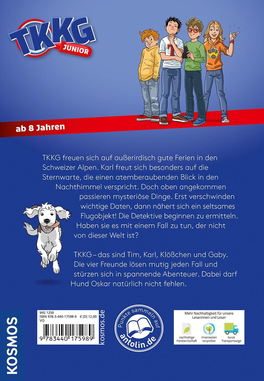 Bild: 9783440175989 | TKKG Junior, 21, UFO-Abenteuer | Kirsten Vogel | Buch | TKKG Junior