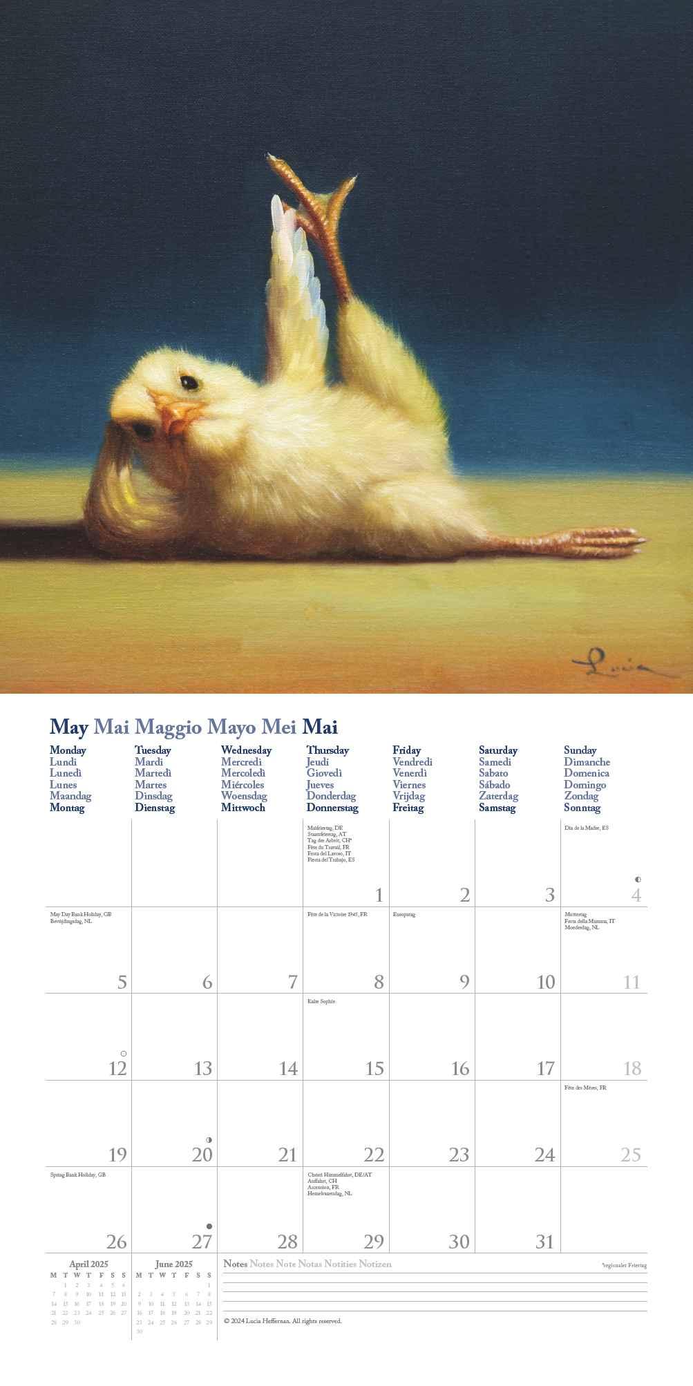 Bild: 4250809653914 | Lucia Heffernan: Yoga Chicks 2025 ¿ Broschürenkalender ¿ mit...