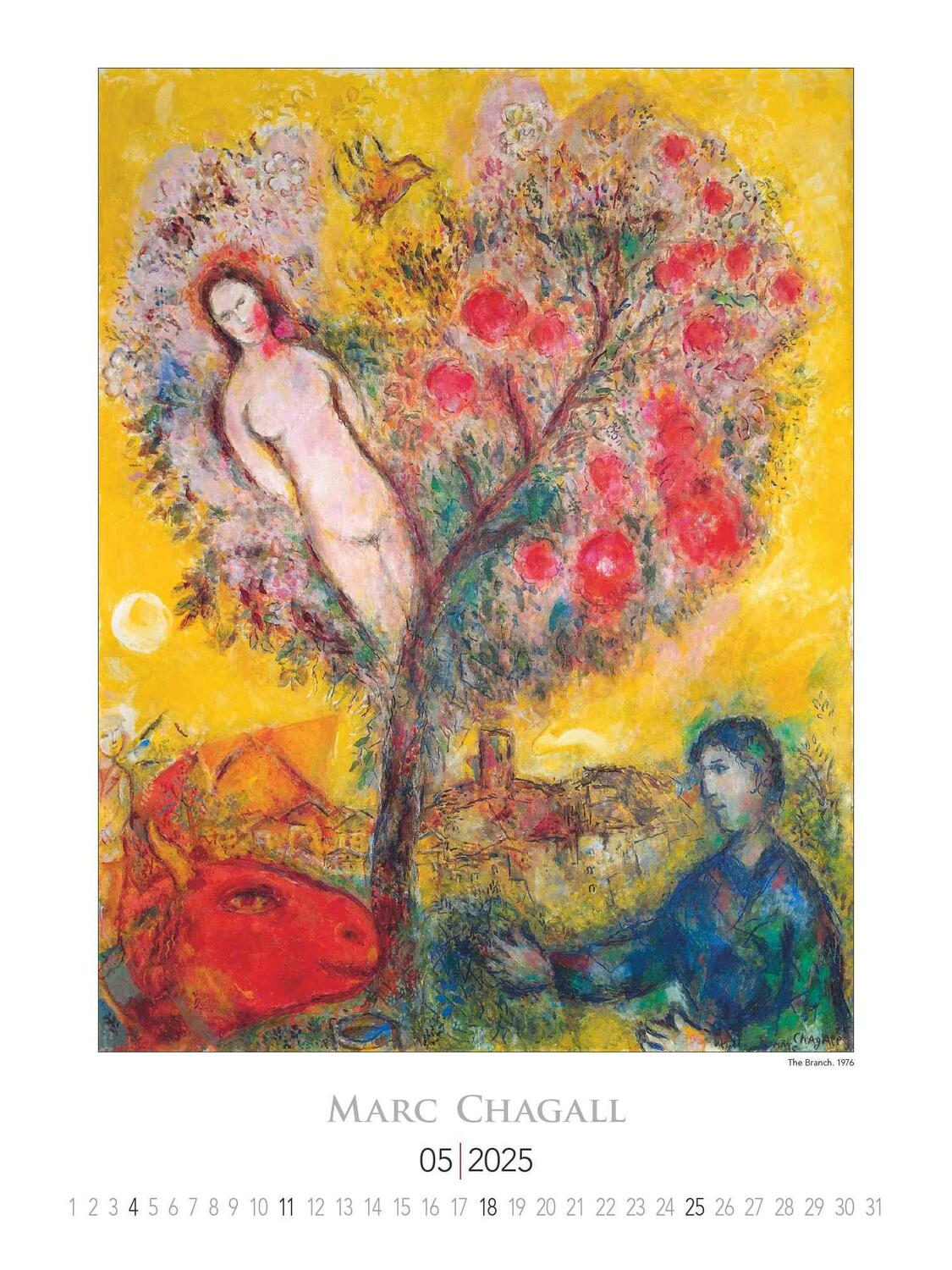 Bild: 4251732344030 | Marc Chagall 2025 - Bild-Kalender 42x56 cm - Kunst-Kalender -...