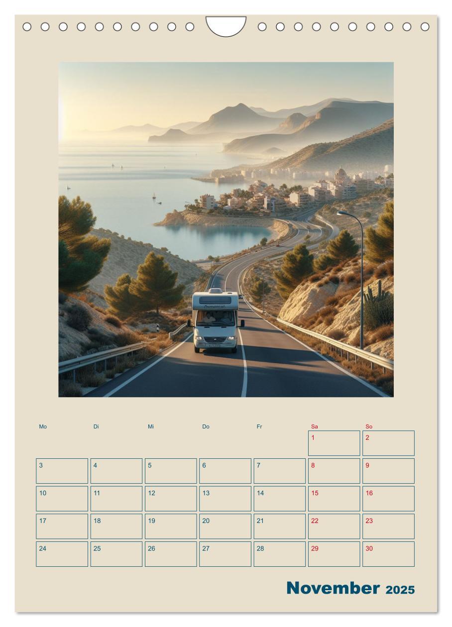 Bild: 9783383784866 | Traumreisen im Wohnmobil (Wandkalender 2025 DIN A4 hoch), CALVENDO...