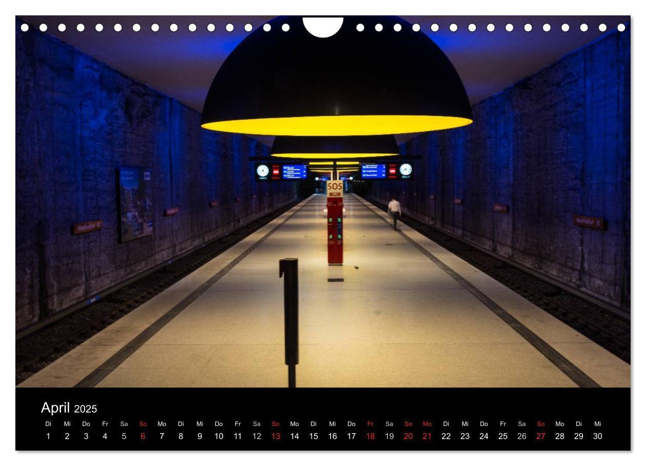 Bild: 9783435669981 | U-Bahn in München (Wandkalender 2025 DIN A4 quer), CALVENDO...