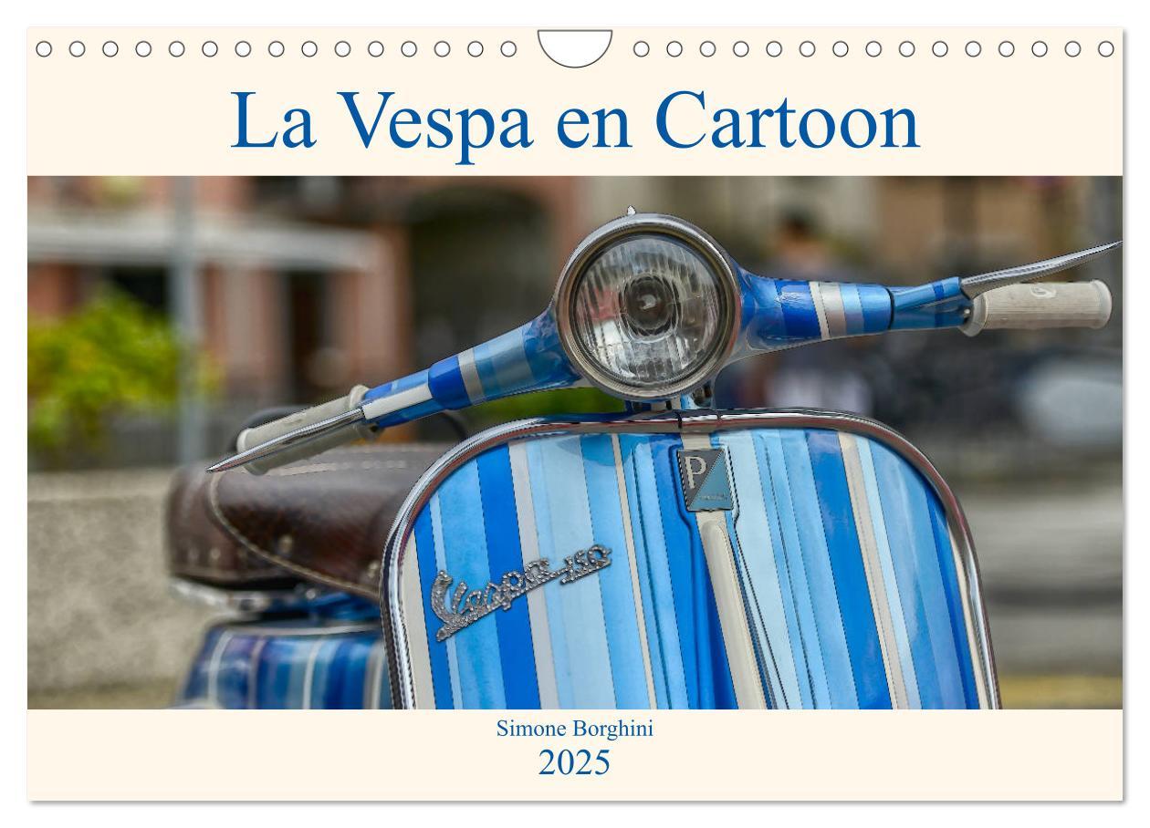 Cover: 9781325942589 | La Vespa en Cartoon (Calendrier mural 2025 DIN A4 vertical),...