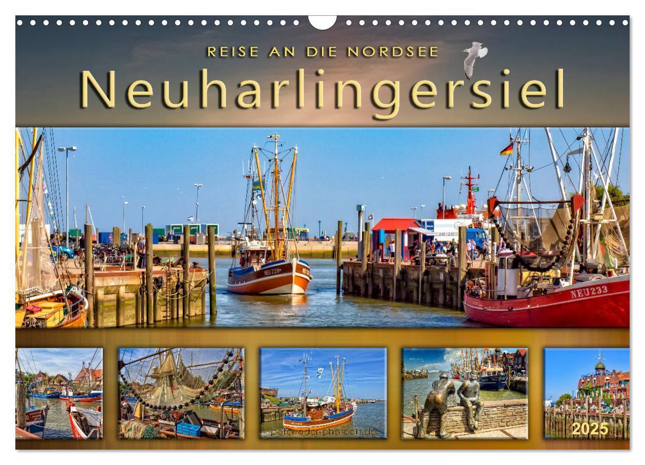 Cover: 9783435436095 | Reise an die Nordsee - Neuharlingersiel (Wandkalender 2025 DIN A3...