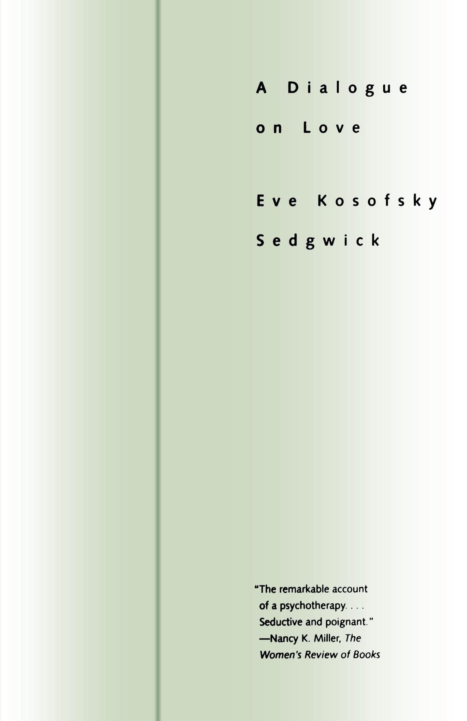 Cover: 9780807029237 | A Dialogue On Love | Eve Kosofsky Sedgwick | Taschenbuch | Englisch