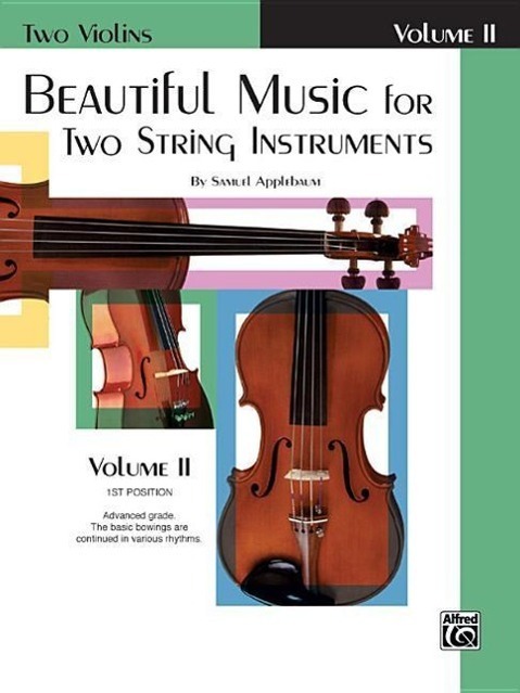 Cover: 9780769231303 | Beautiful Music for Two String Instruments Book II | Samuel Applebaum