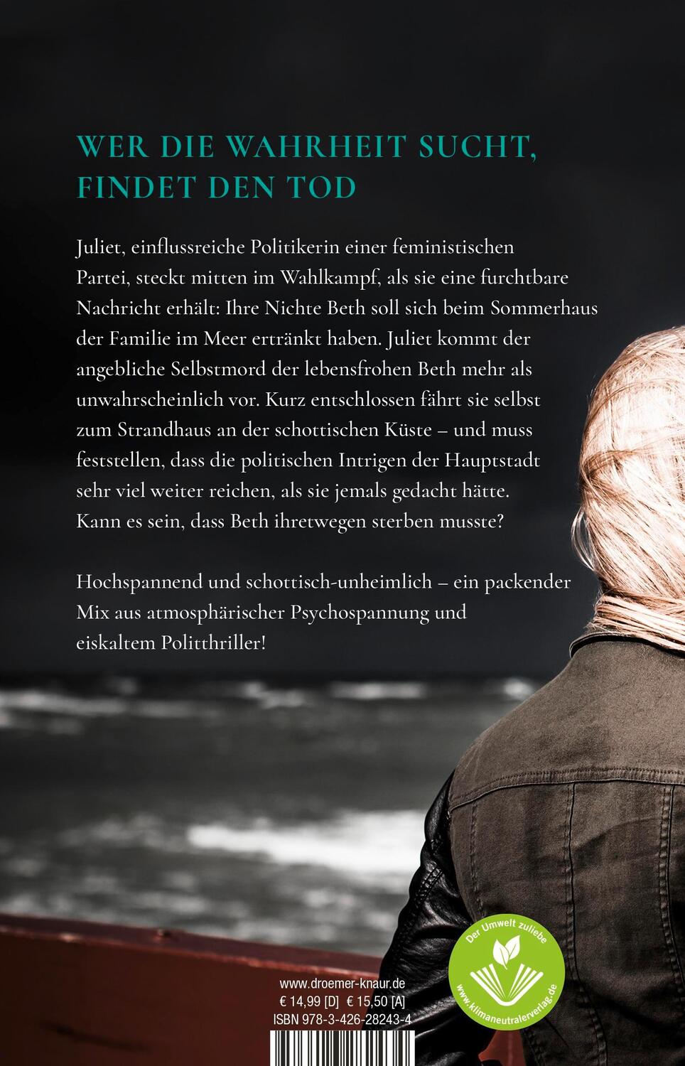 Rückseite: 9783426282434 | Das Strandhaus | Thriller | Deborah O'Donoghue | Taschenbuch | 448 S.