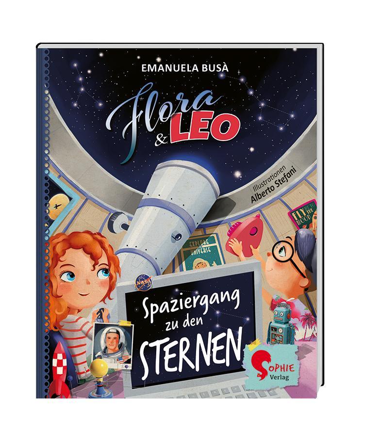 Cover: 9783968080031 | Flora &amp; Leo. Spaziergang zu den Sternen | Emanuela Busà | Taschenbuch