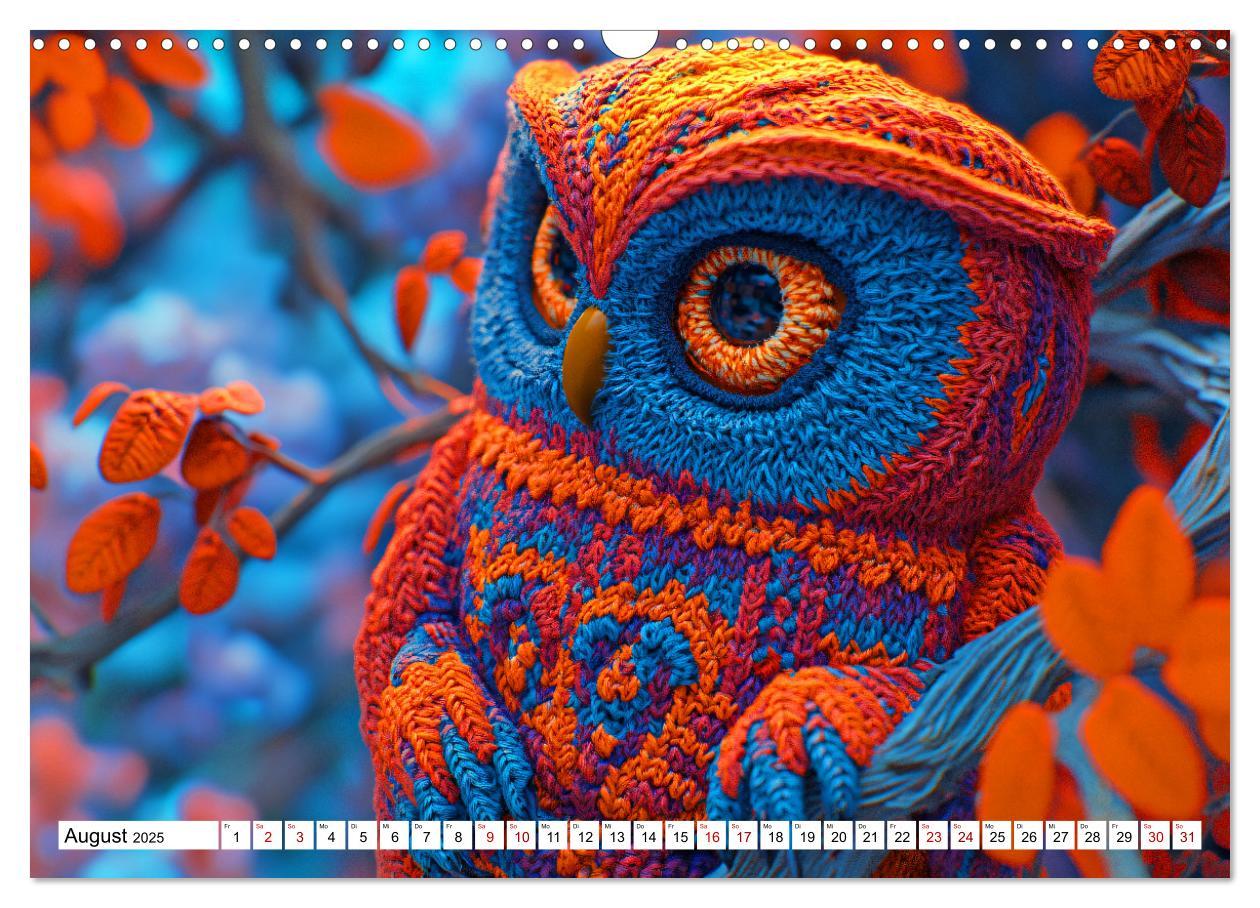 Bild: 9783457199114 | Strick-Safari - Gestrickte Tiere zum Verlieben (Wandkalender 2025...