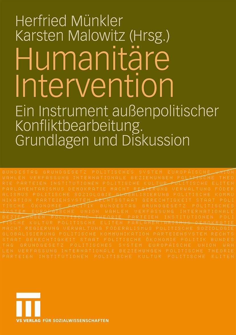 Cover: 9783531145914 | Humanitäre Intervention | Karsten Malowitz (u. a.) | Taschenbuch | vi