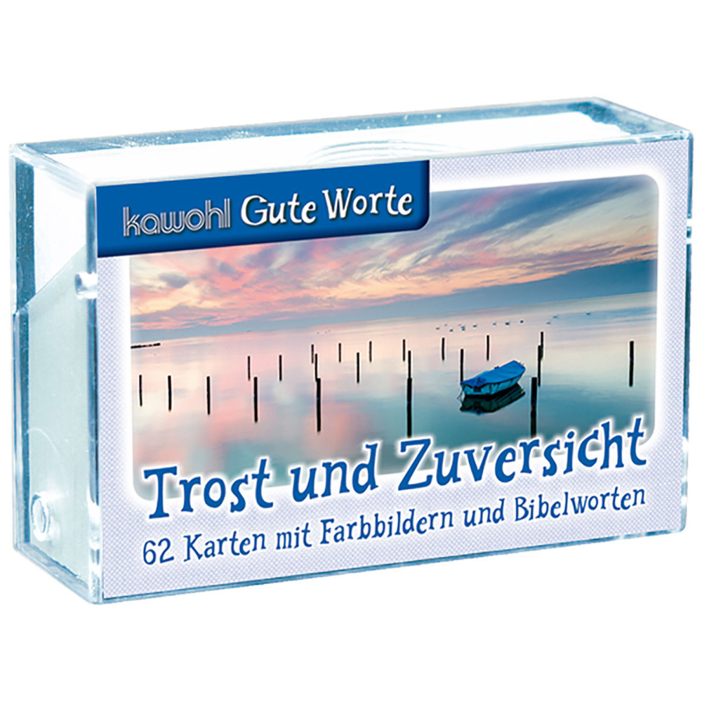 Cover: 4034905014875 | Trost und Zuversicht | 62 Karten mit Farbbildern und Bibelworten