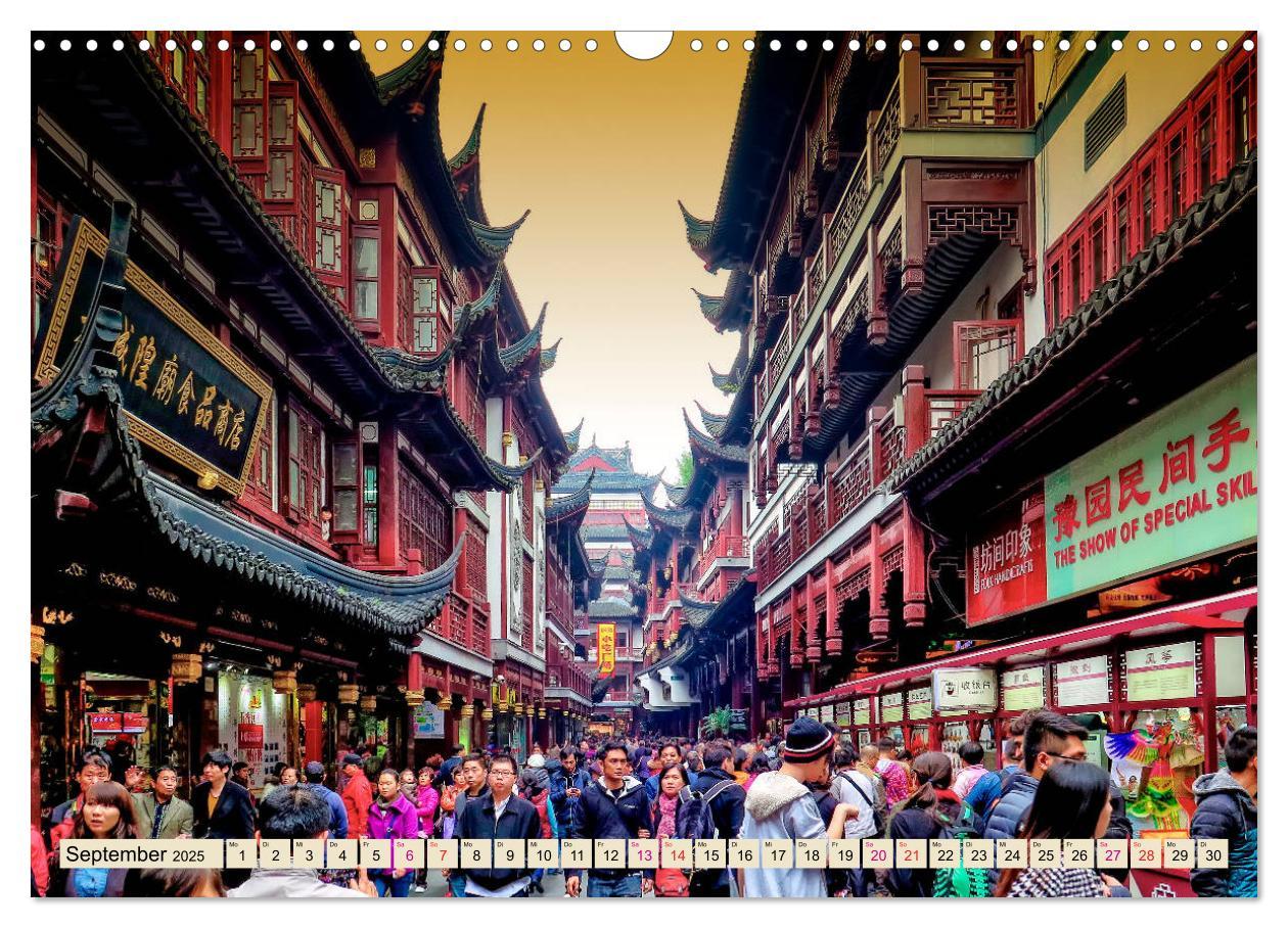 Bild: 9783435438808 | Städte der Welt - Shanghai (Wandkalender 2025 DIN A3 quer),...