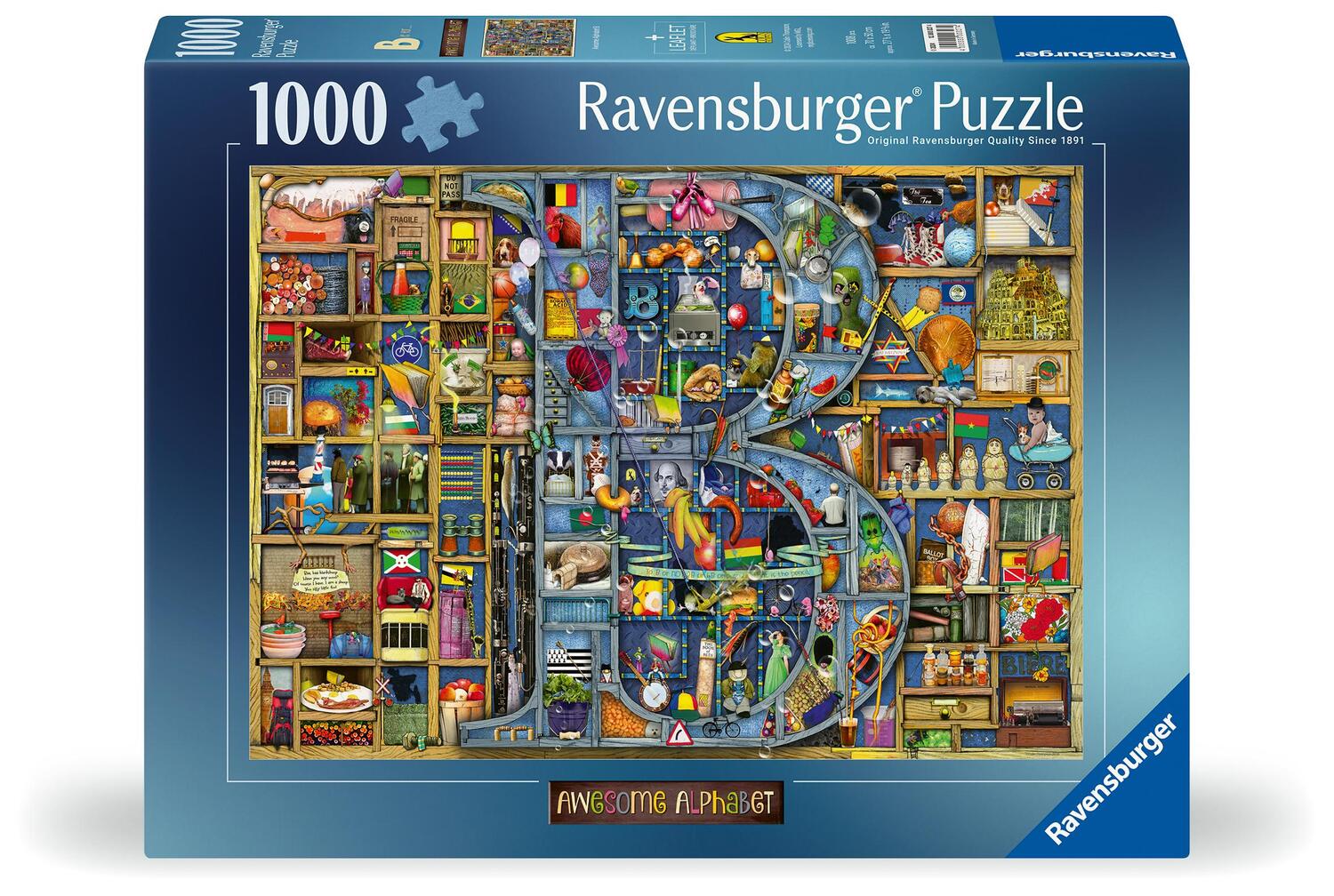 Cover: 4005555003274 | Ravensburger Puzzle 12000327 - Awesome Alphabet "B" - 1000 Teile...