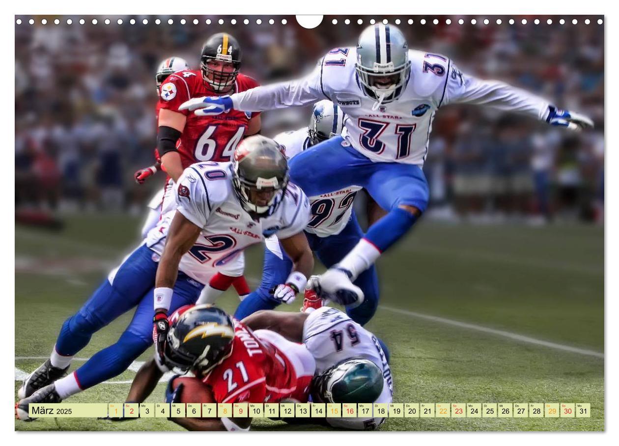 Bild: 9783435485772 | American Football - Taktik und Athletik (Wandkalender 2025 DIN A3...