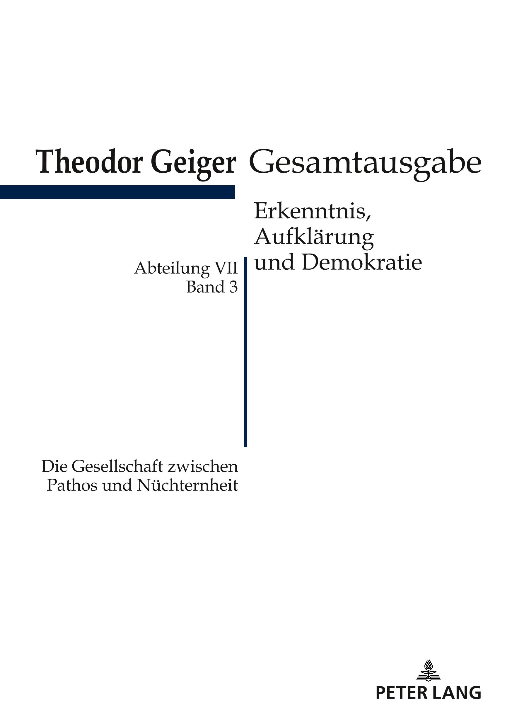 Cover: 9783631766187 | Die Gesellschaft zwischen Pathos und Nüchternheit | Klaus Rodax | Buch