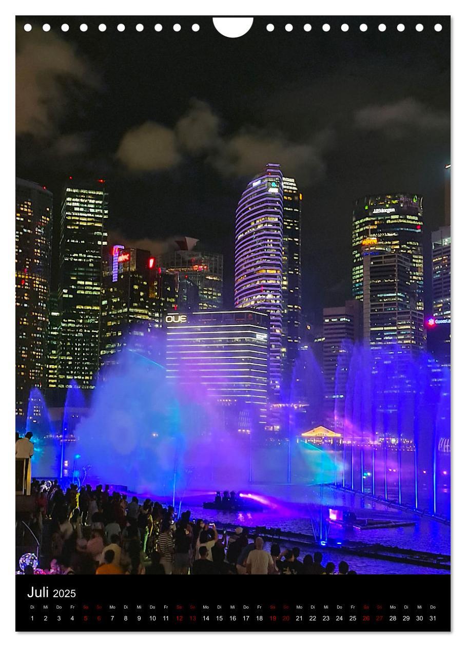 Bild: 9783457225370 | Singapur - Faszinierende Lichterwelt Marina Bay (Wandkalender 2025...