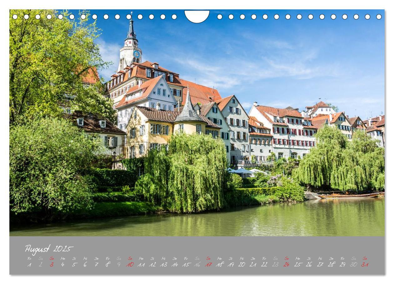 Bild: 9783435571796 | Zwölf Monate in Tübingen (Wandkalender 2025 DIN A4 quer), CALVENDO...