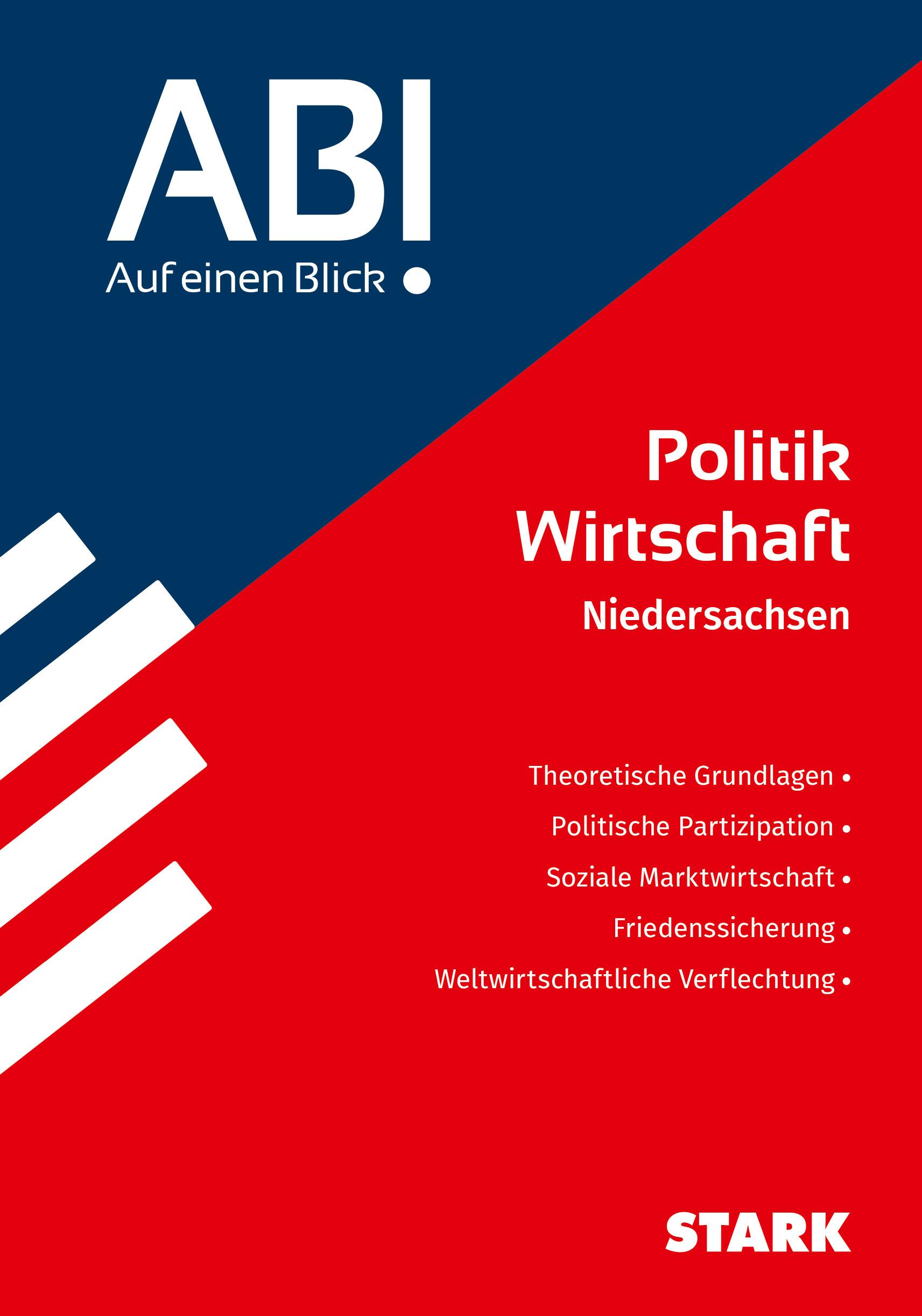 Cover: 9783849056810 | STARK Abi - auf einen Blick! Politik-Wirtschaft Niedersachsen 2025