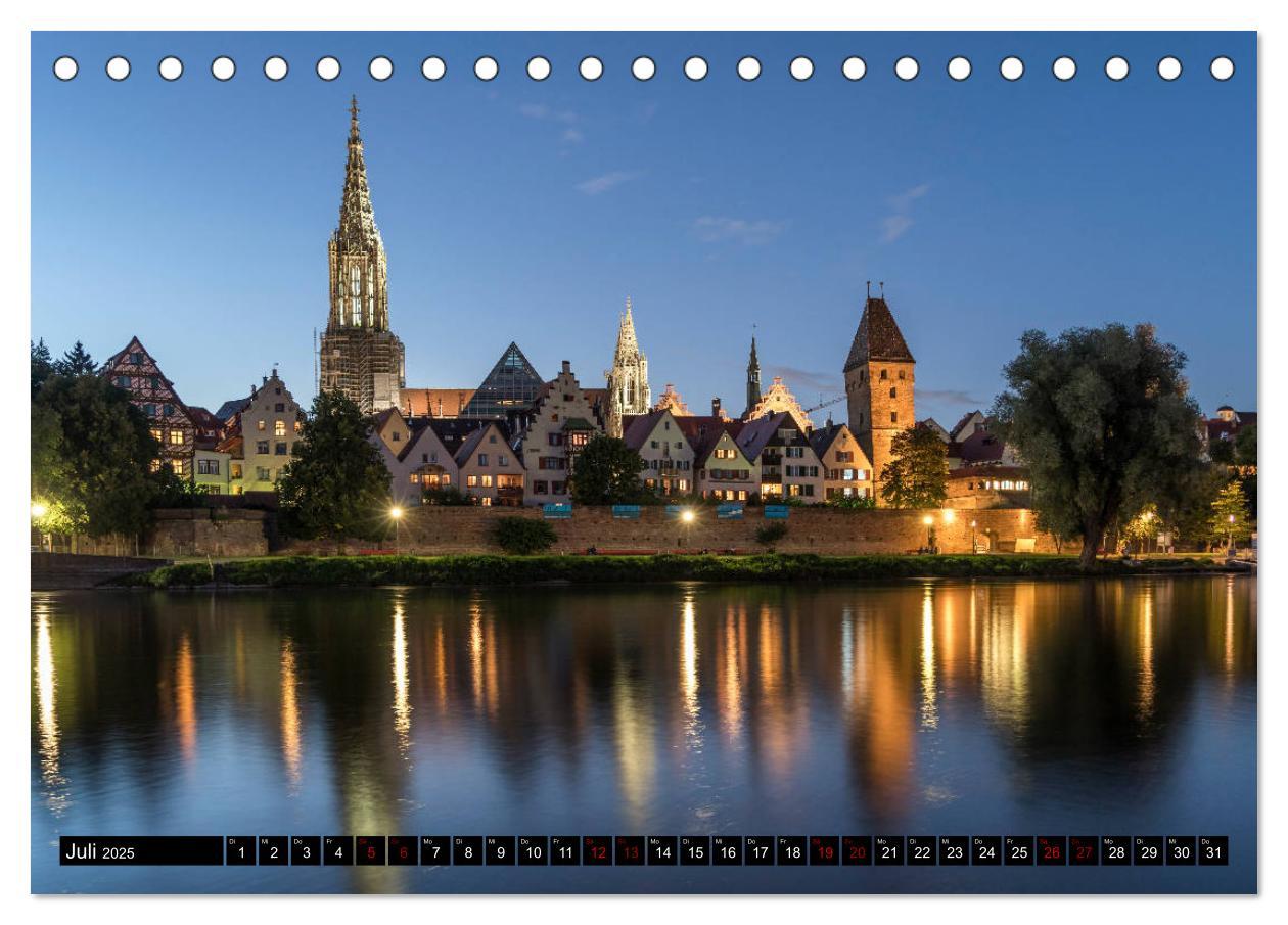 Bild: 9783435412945 | Ulm (Tischkalender 2025 DIN A5 quer), CALVENDO Monatskalender | 2025