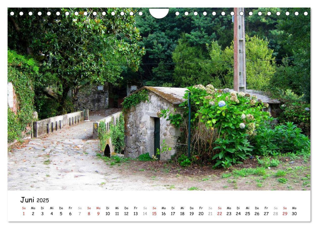 Bild: 9783435558247 | Jakobsweg - Camino Portugues (Wandkalender 2025 DIN A4 quer),...