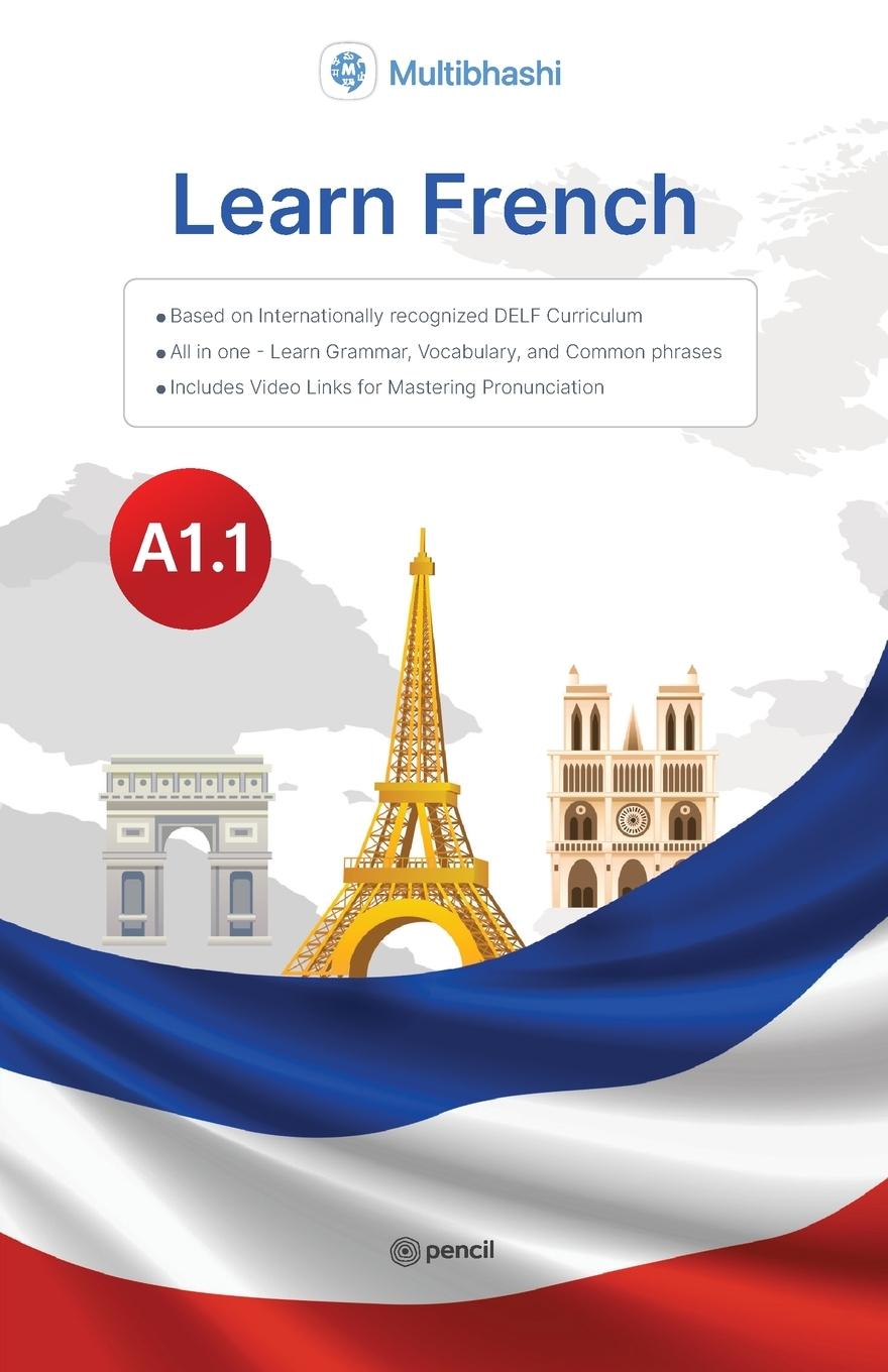 Cover: 9789354589249 | French Basics | Prepare for DELF A1.1 | Multibhashi Solutions Pvt Ltd