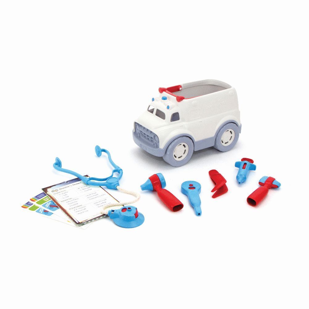 Cover: 816409013134 | GREENTOYS - Krankenwagen mit Arztausrüstung 10 Teile | Stück | 2023