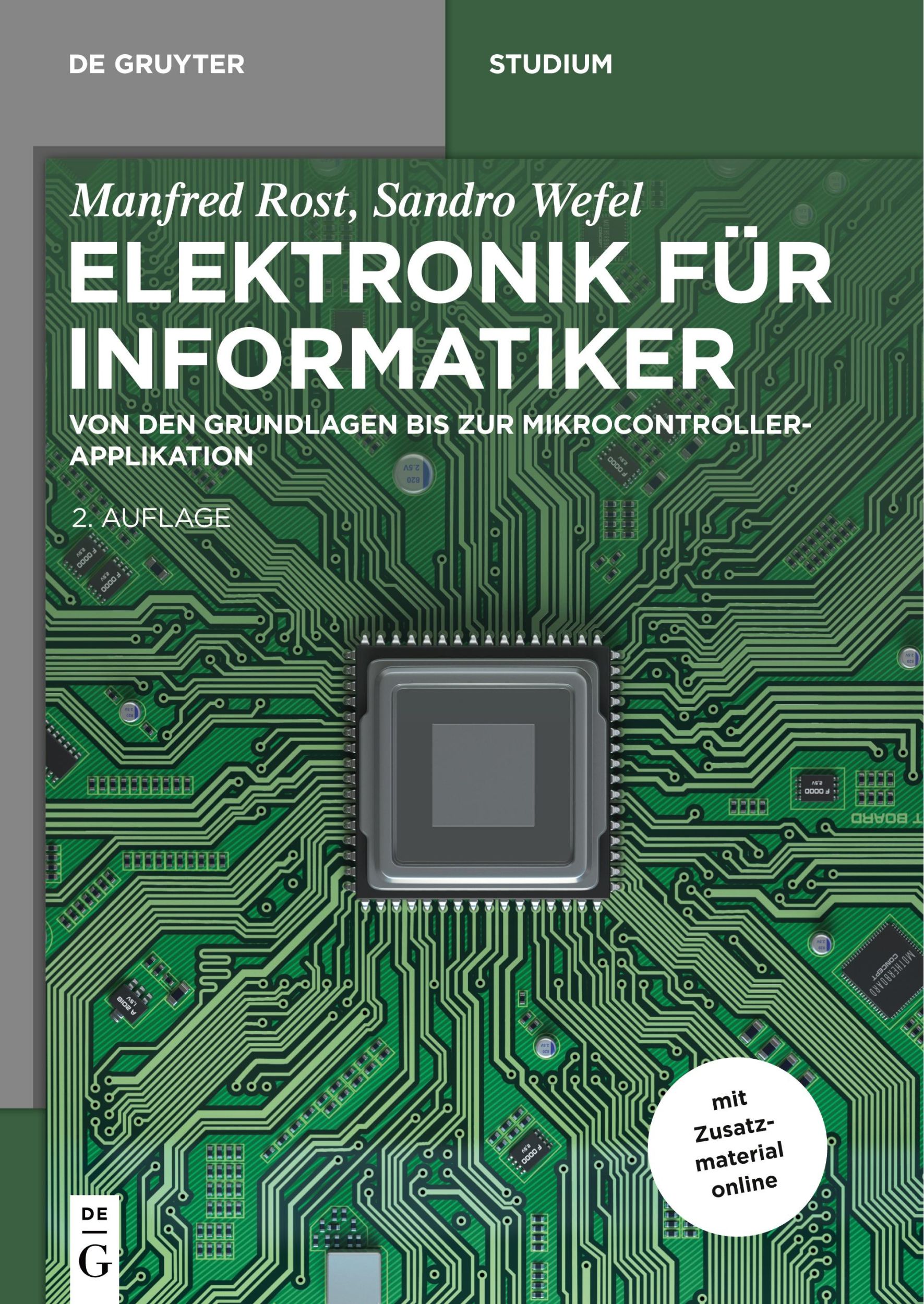 Cover: 9783110608823 | Elektronik für Informatiker | Manfred Rost (u. a.) | Taschenbuch | XI