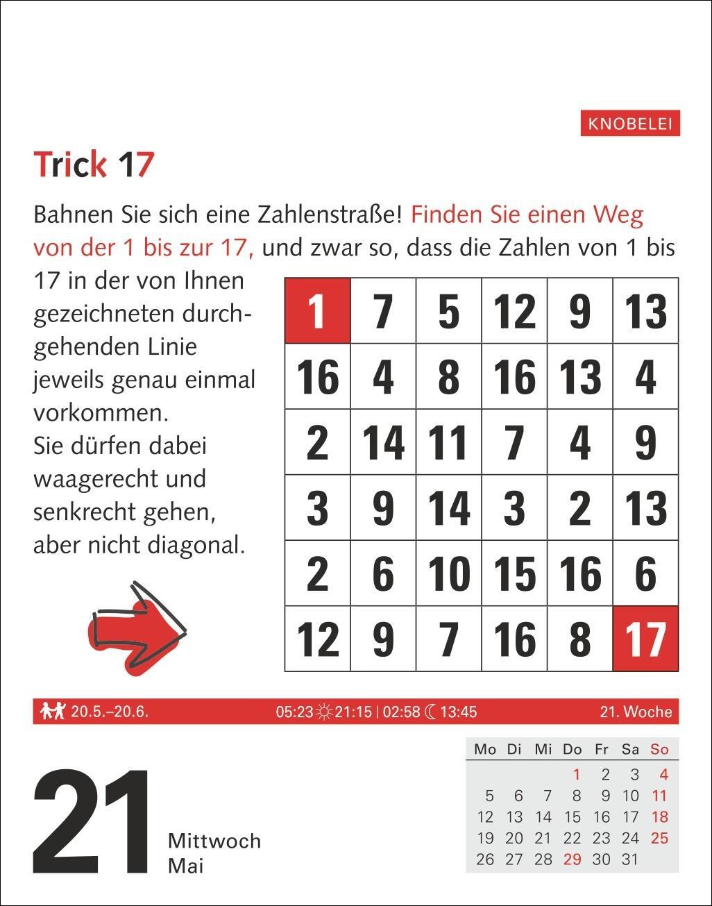 Bild: 9783840033797 | Meyers Grips-Gymnastik Tagesabreißkalender 2025 - Das tägliche...