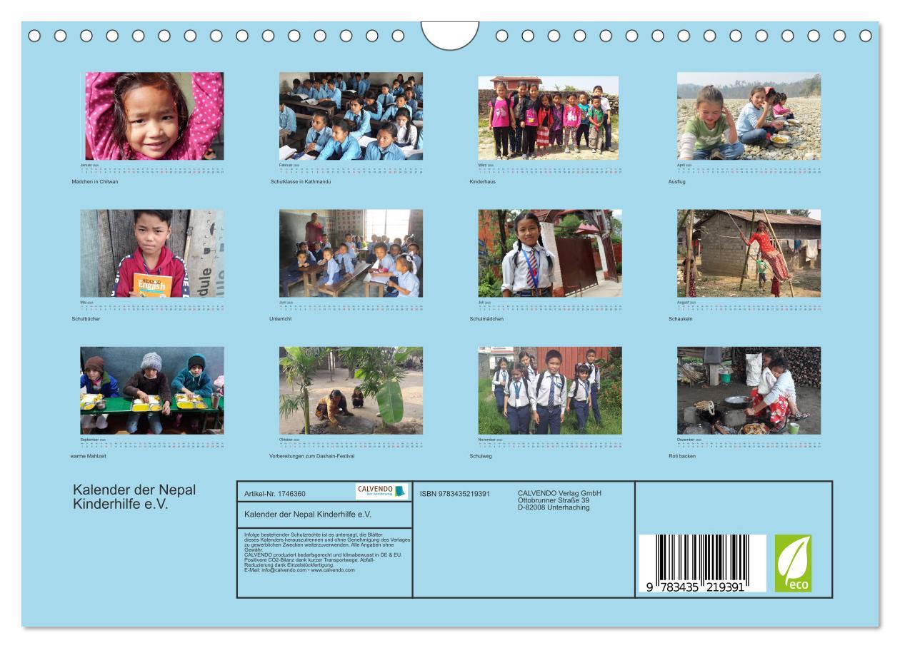 Bild: 9783435219391 | Kalender der Nepal Kinderhilfe e.V. (Wandkalender 2025 DIN A4...