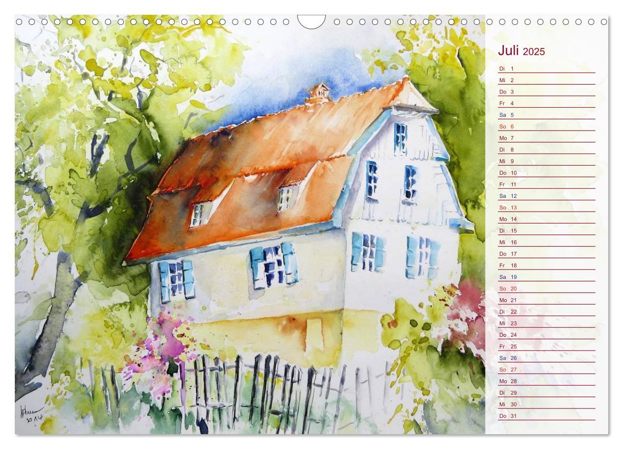 Bild: 9783435522668 | Murnau und das Blaue Land - Aquarelle und Fotografien (Wandkalender...