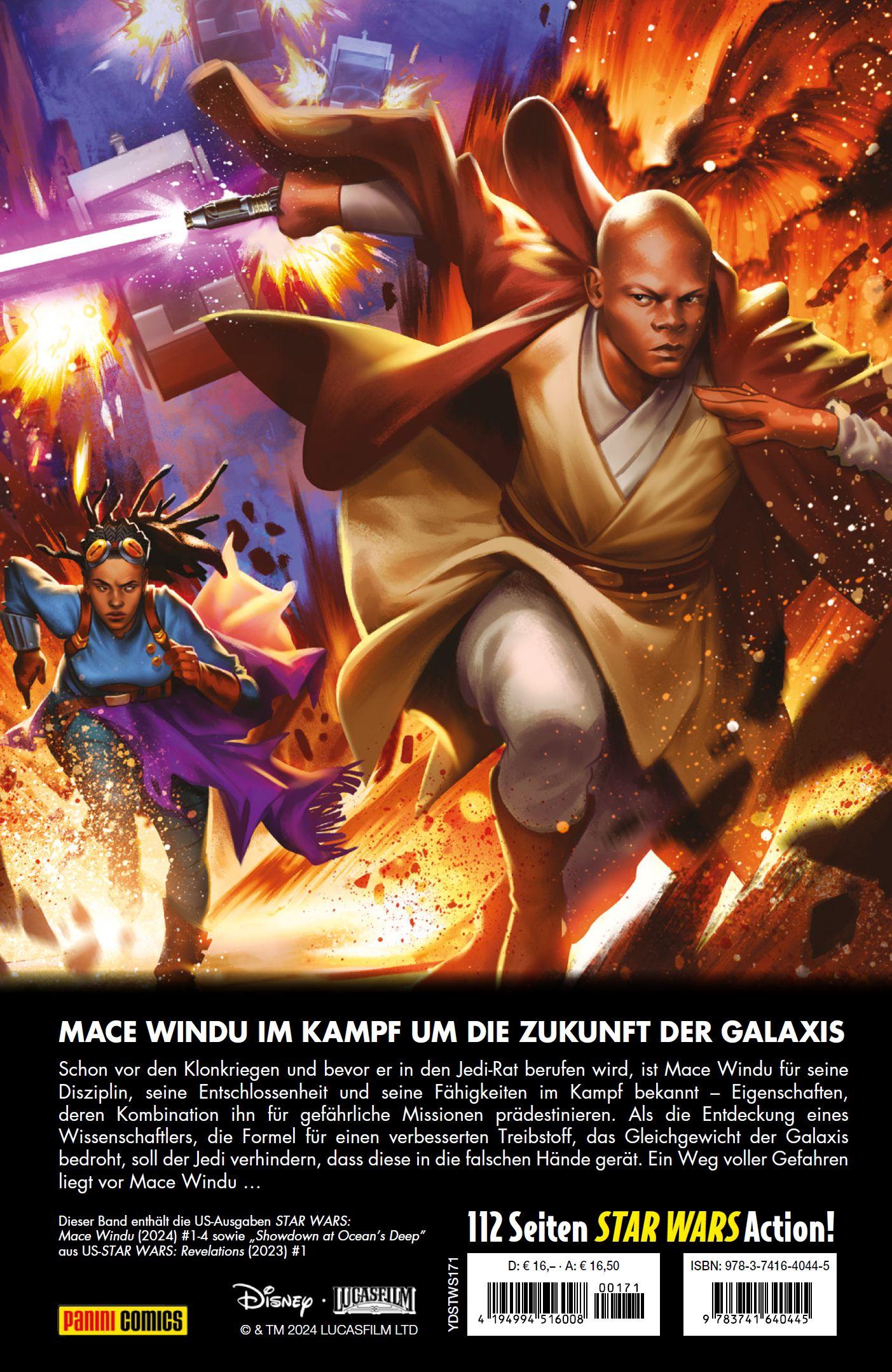 Rückseite: 9783741640445 | Star Wars Comics: Mace Windu | Marc Bernardin (u. a.) | Taschenbuch