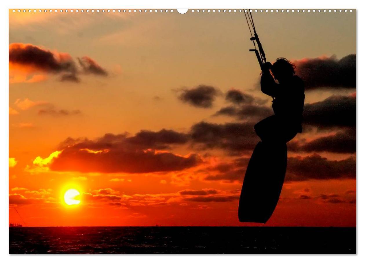 Bild: 9783435726820 | Kitesurfen - über den Wellen (Wandkalender 2025 DIN A2 quer),...