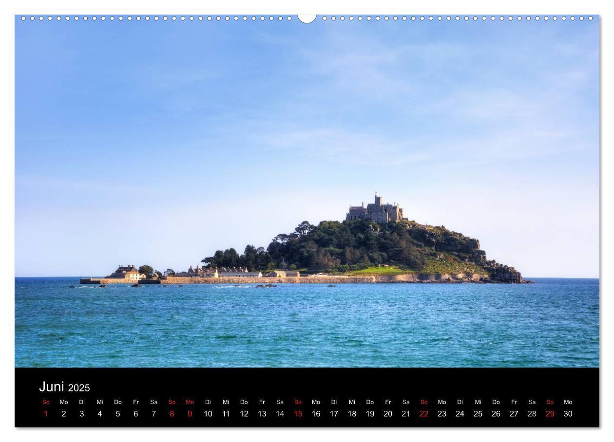 Bild: 9783435595525 | Cornwall (Wandkalender 2025 DIN A2 quer), CALVENDO Monatskalender