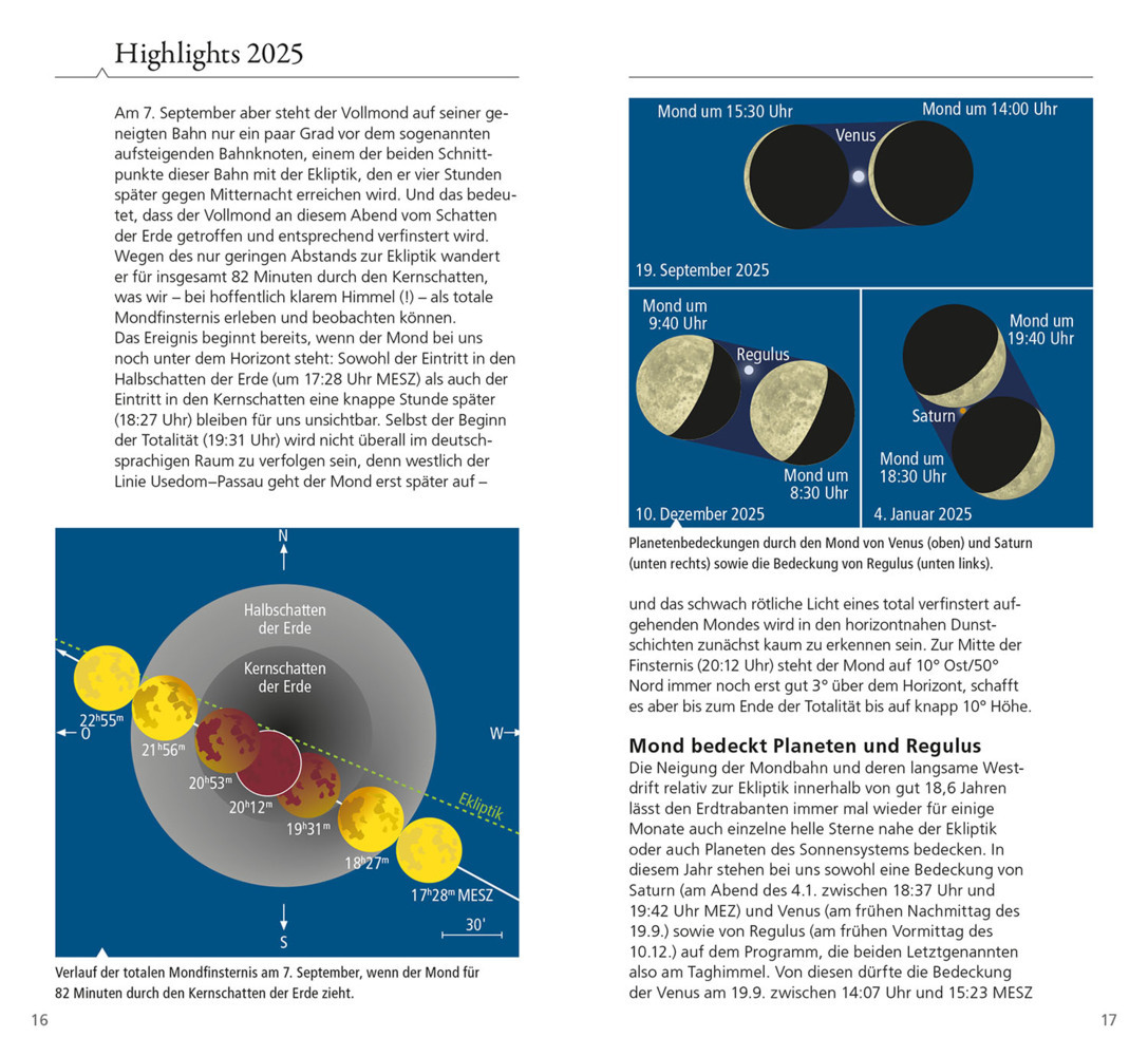 Bild: 9783440179093 | Was tut sich am Himmel 2025 | Hermann-Michael Hahn | Taschenbuch